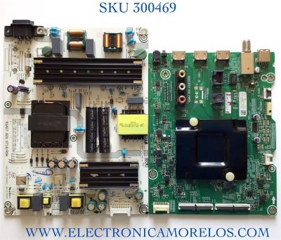 KIT DE TARJETAS PARA TV ONN NUMERO DE PARTE MAIN 274366 / RSAG7.820.10315/ROH / 3TE65G202195 / TM209H6058 / G202176 / 274365 / FUENTE 268696 / RSAG7.820.8718/ROH / PANEL HD650Y1U71-T0L3/S0/GM/ROH / MODELO 100021261